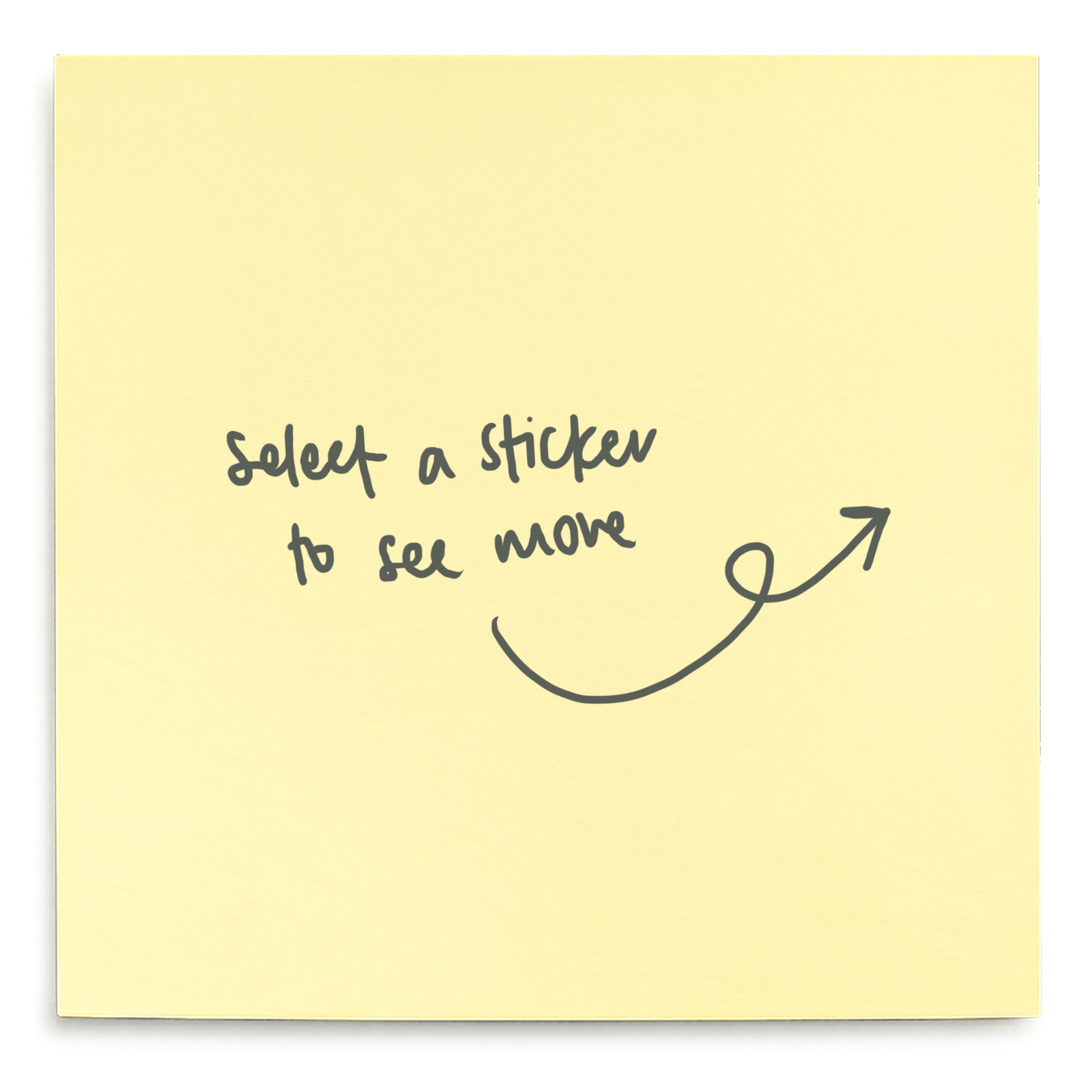 Select a sticker to see more